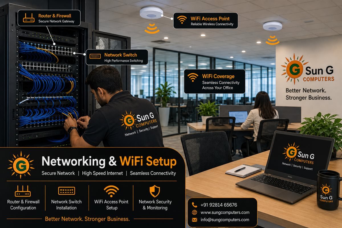 Networking & WiFi Setup - Sun G Computers