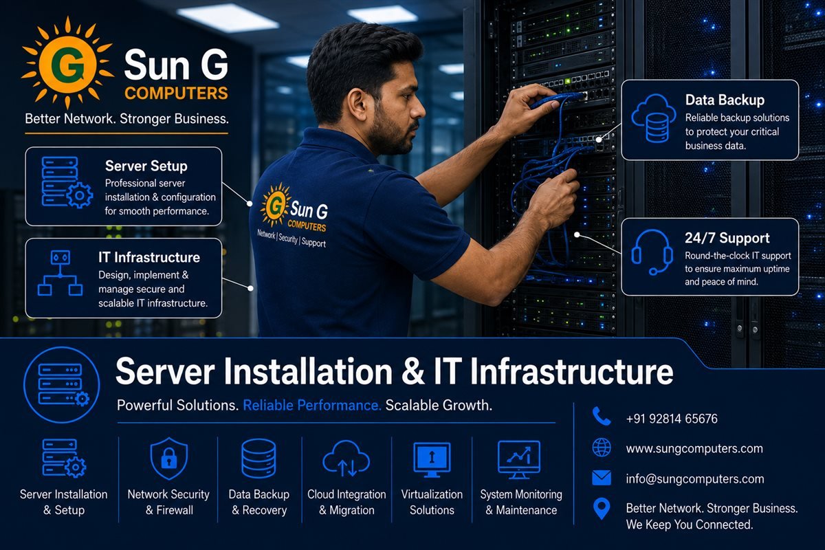 Server Installation & IT Infrastructure - Sun G Computers
